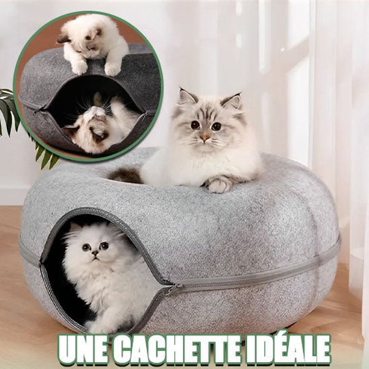 Tunnel Interactif pour Chat : la cachette préférée de votre chat