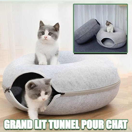 Tunnel Interactif pour Chat : la cachette préférée de votre chat